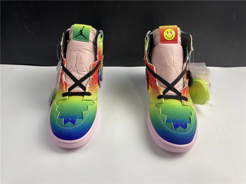 Air Jordan 1 Retro High OG J Balvin Pink DC3481-900 Subtle Tread