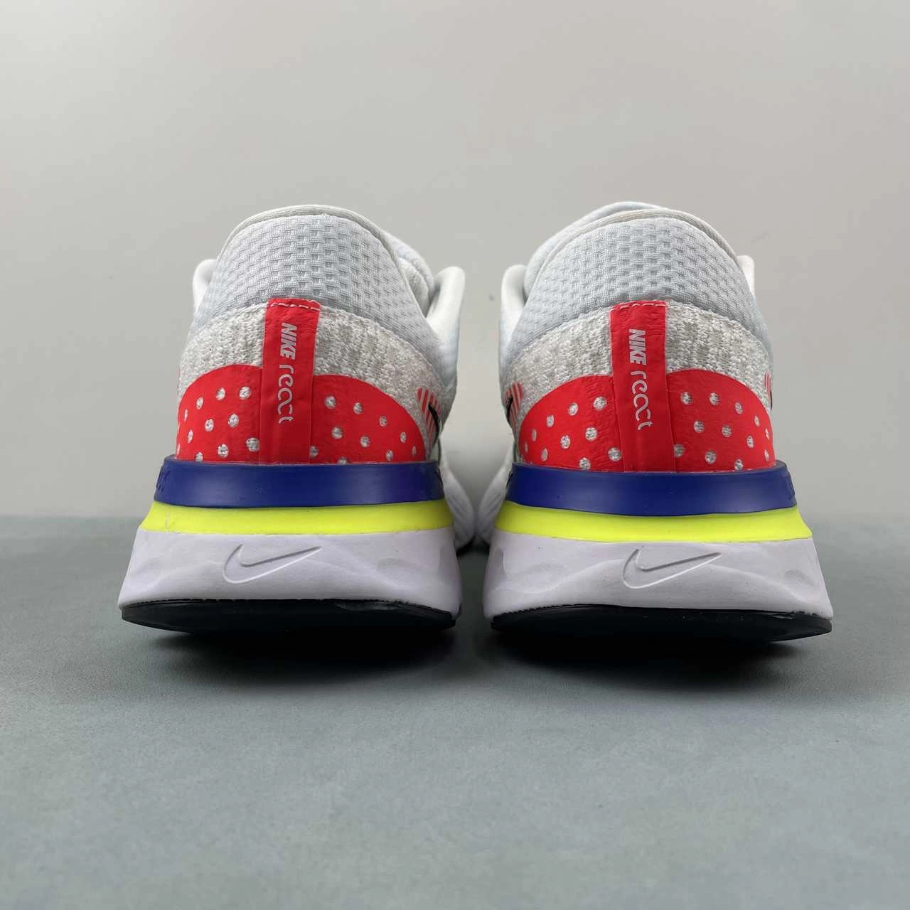 Nike React Infinity Run FK 3 Premium White Racer Blue Volt DX1629-100 high - arch shoe support Adaptable to different paces