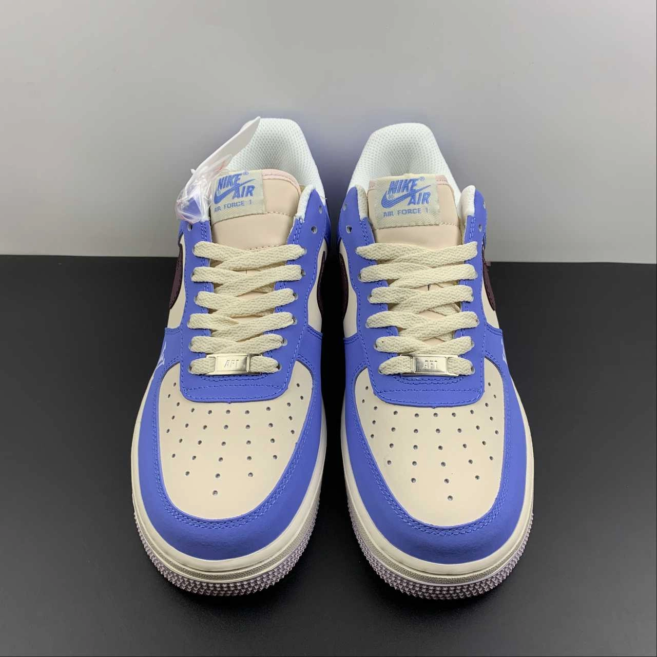 Shop Day Step Control LV x Air Force 1 07 Low Navy Blue Brown White 315122-010