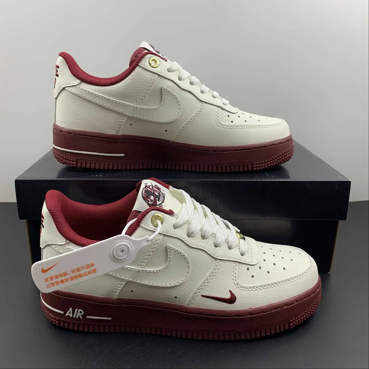 Air Force 1 07 Low 40th Anniversary Sail Team Red Metallic Gold DQ7582-100 All Fit