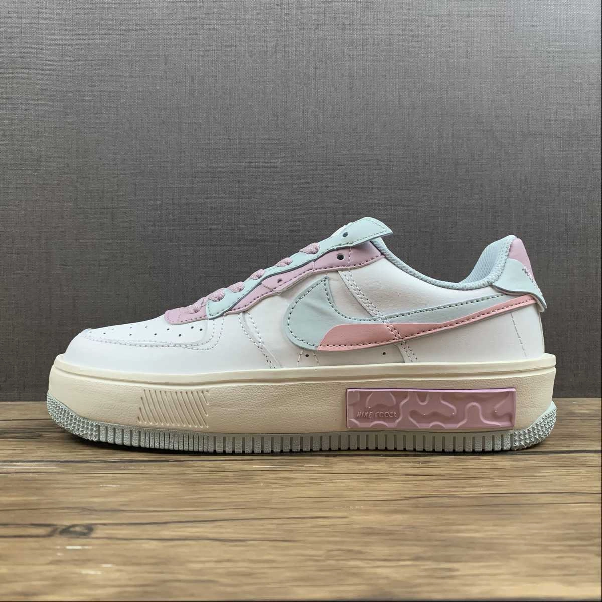 Relaxed Step Fast Stride Air Force 1 FONTANKA White Green Blue CW6688-603