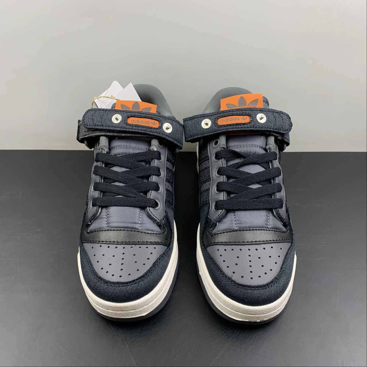 Adidas Forum 84 Low Black Orange White Comfort First Comfort Fit System