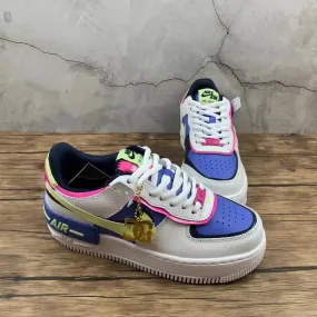 Air Force 1 Shadow White Sapphire Barely Volt CJ1641 100 Play Step