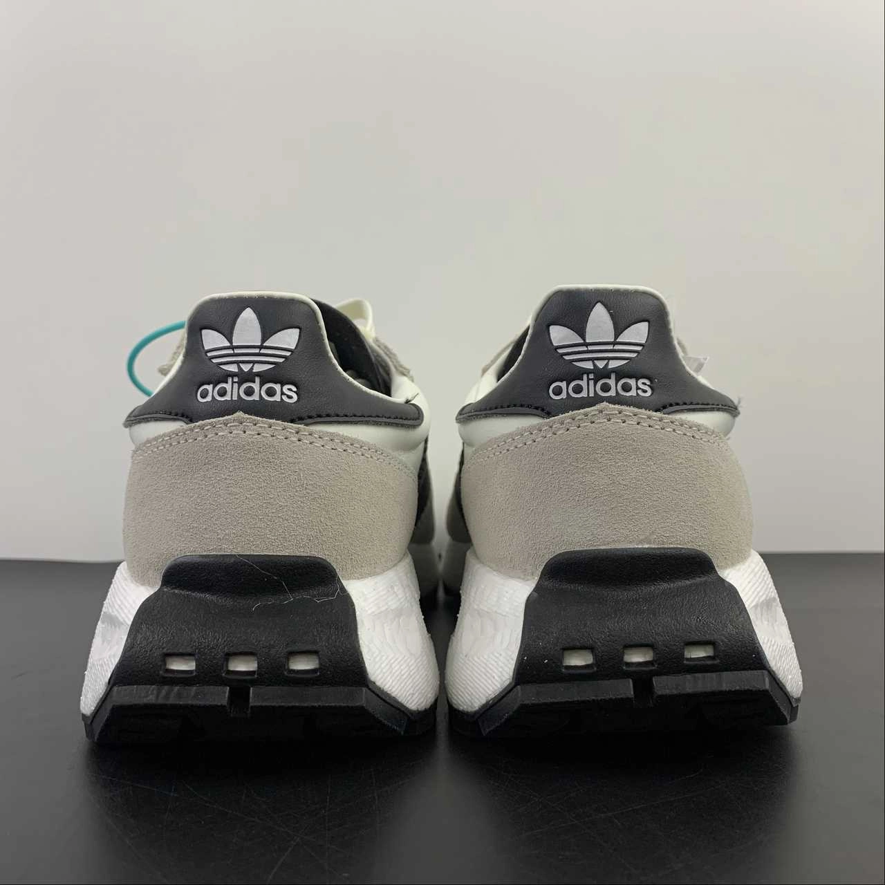 cruelty - free running shoes Adidas Retropy E5 Off White Core Black Shock Purple HQ6886