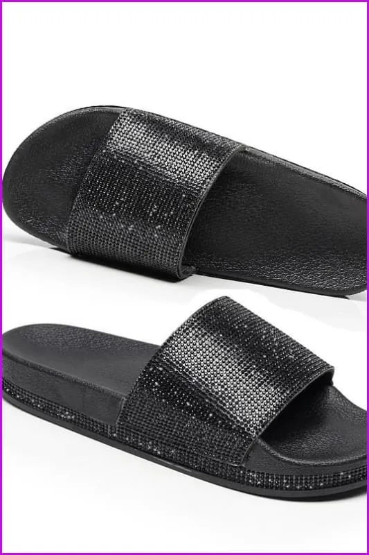 Rhinestone Diamond Bling Beach Slipper F068
