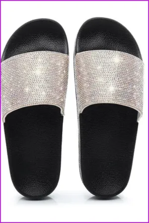 Rhinestone Diamond Bling Beach Slipper F068