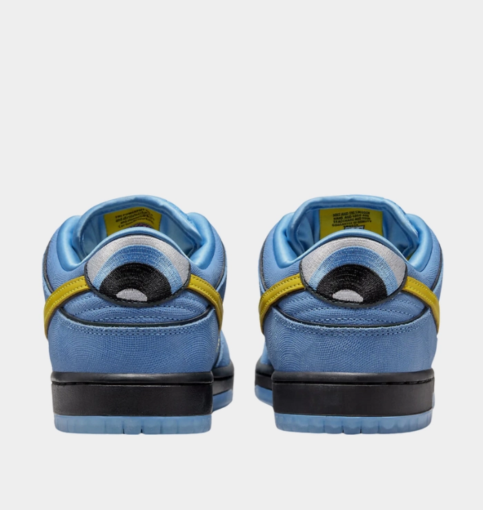 Adjustable Design Feet First Nike Dunk Low SB X The Powerpuff Girls QS Bubbles