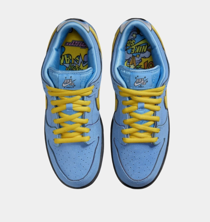 Layered Traction Grid Balanced Frame Nike Dunk Low SB X The Powerpuff Girls QS Bubbles