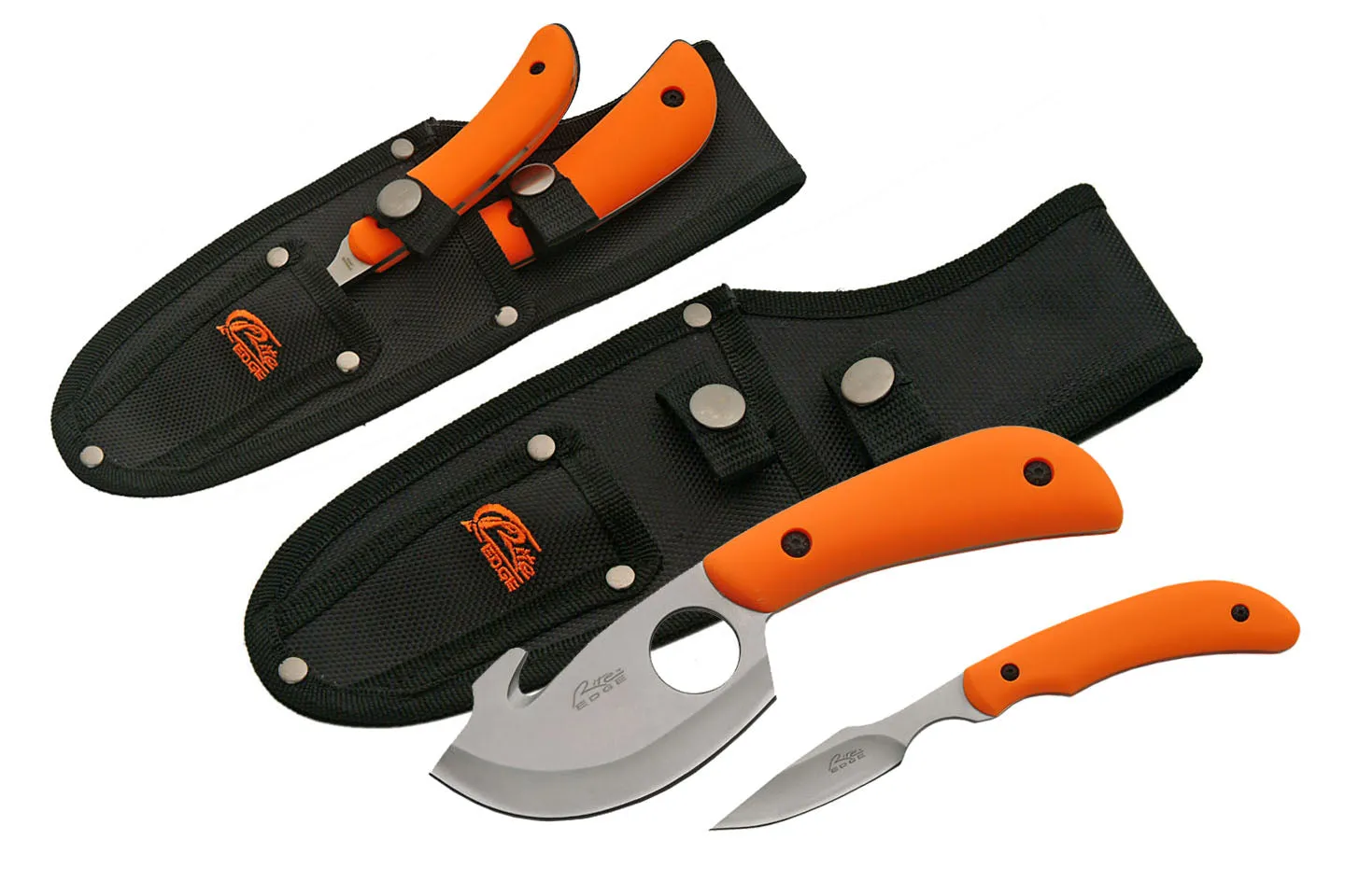 Rite Edge Gut Hook Knife & Skinning Knife Hunting Camping Set