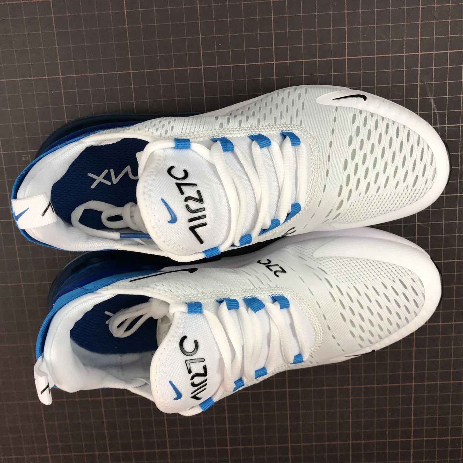 Well   Ventilated Air Max 270 White Black Photo Blue AH8050-110