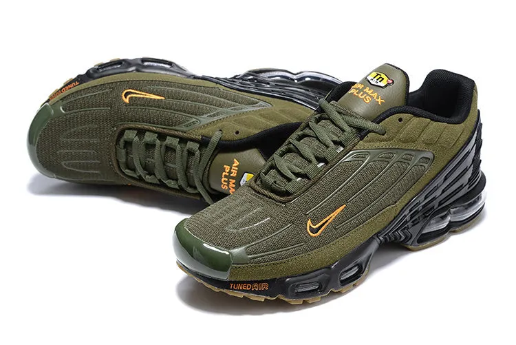 continuous running shoe adaptability Air Max Plus 3 Olive Black Gold DZ4502-200