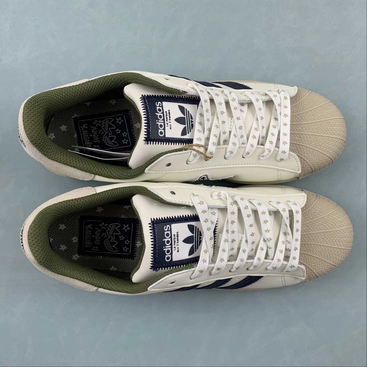 Adidas Superstar x YU NAGABA Always Together Off White Shadow Navy Silver IG3852 store - brand running gear Torsional Stability