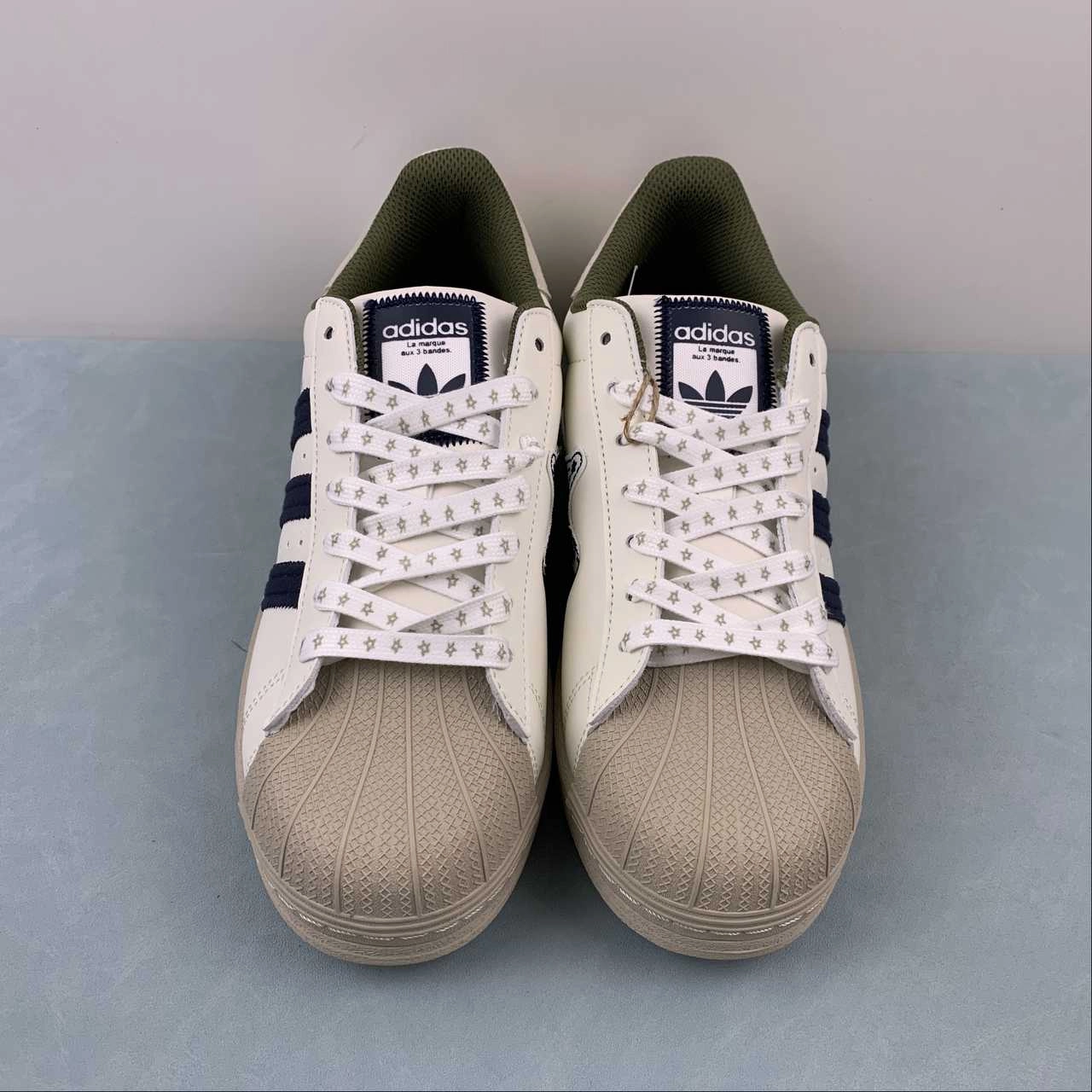 Adidas Superstar x YU NAGABA Always Together Off White Shadow Navy Silver IG3852 Low Top