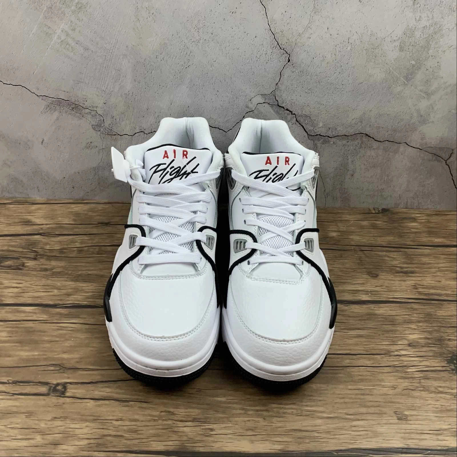 Air Flight 89 White Black LT Smoke Grey DB5918-100 Shock Absorbing Foam