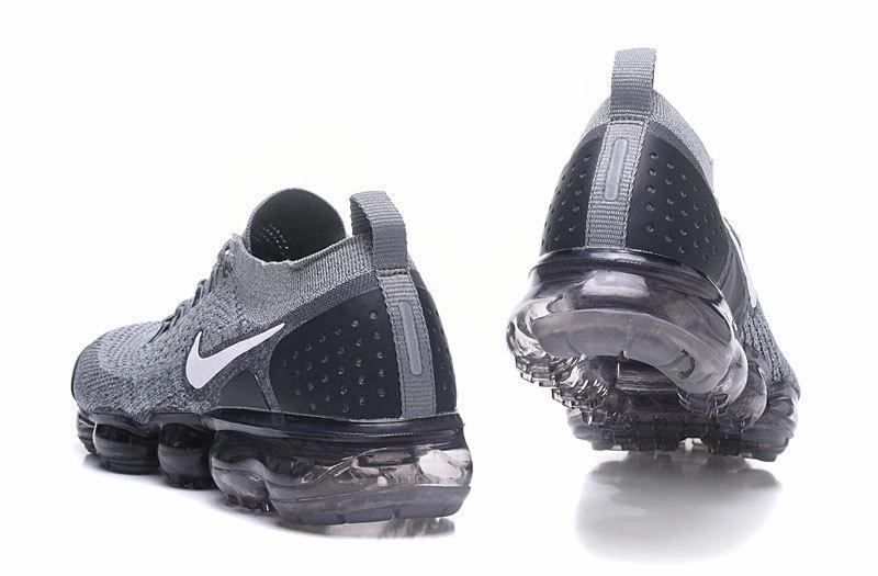 Fit Daily Anti Slip Tread Pattern Air VaporMax Flyknit 2.0 Dark Grey Black 942842-502