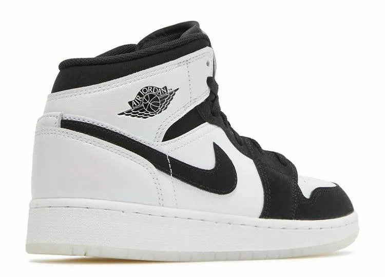 Wear   Resistant Air Jordan 1 Mid Diamond Shorts (GS)