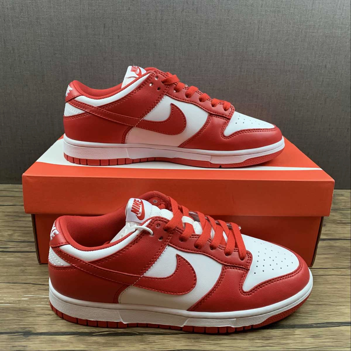 Impact Diffusing Structure Breathable mesh design SB Dunk Low University Red White CU1727-100