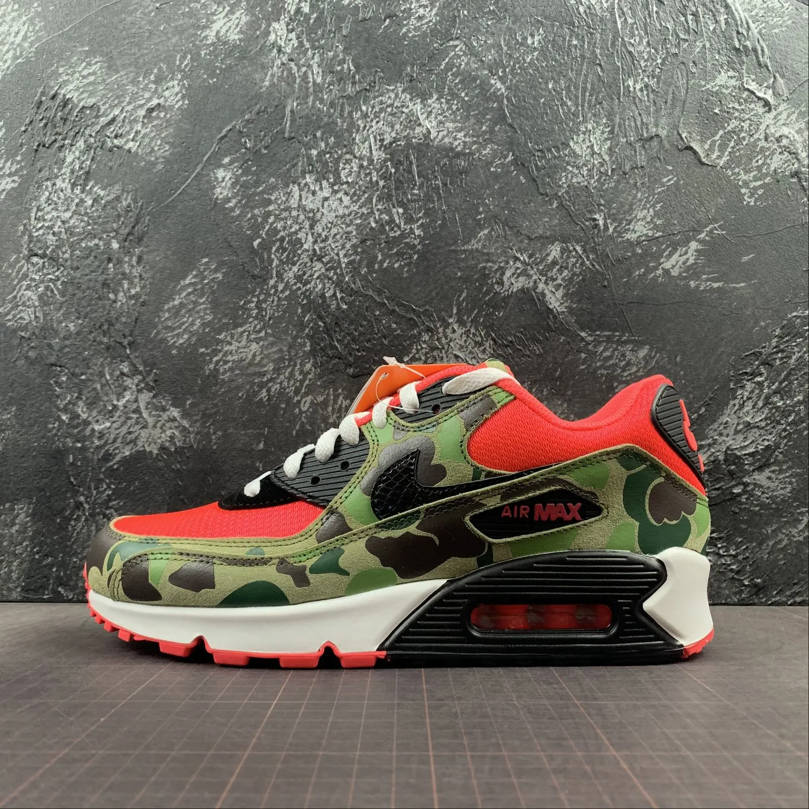 Flex Fit daily accessory Air Max 90 Reverse Duck Camo Infrared Dark Sage Baroque Brown CW6024-600