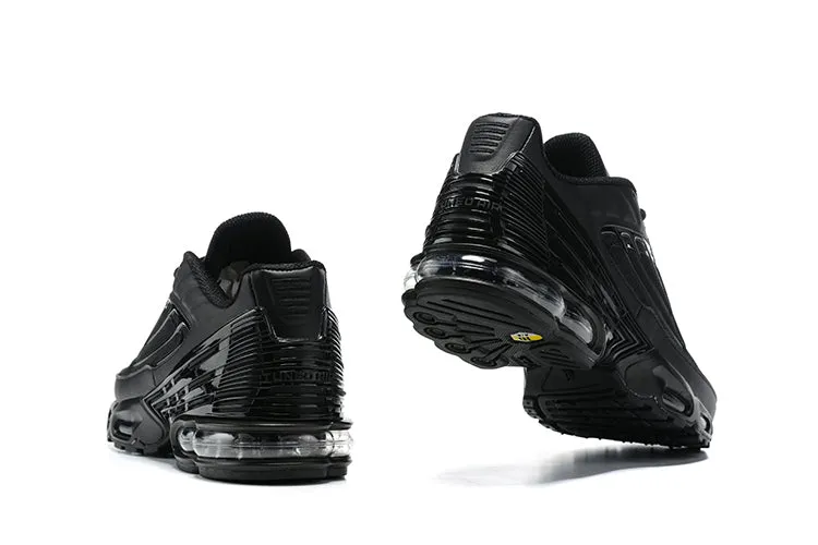 Air Max Plus 3 Triple Black CD6171 001 matte shoes buckle - fastener running gear