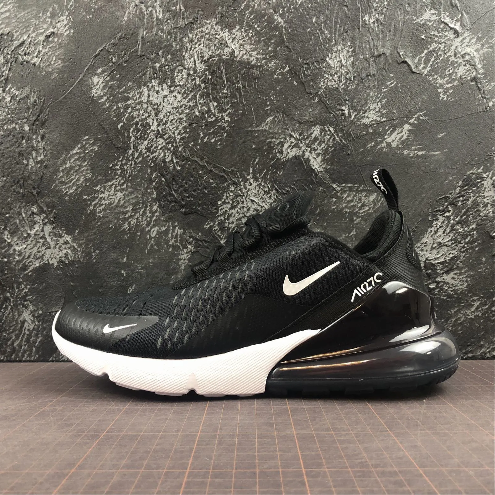 Track spikes alternative tear - resistant shoes Air Max 270 Black Coal Black White Sun Red AH8050-002