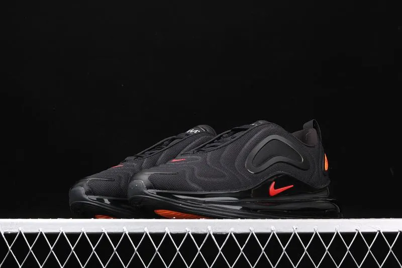 balanced - life running in a bluff area shoes Air Max 720 Black Hyper Crimson Red CT2204 002