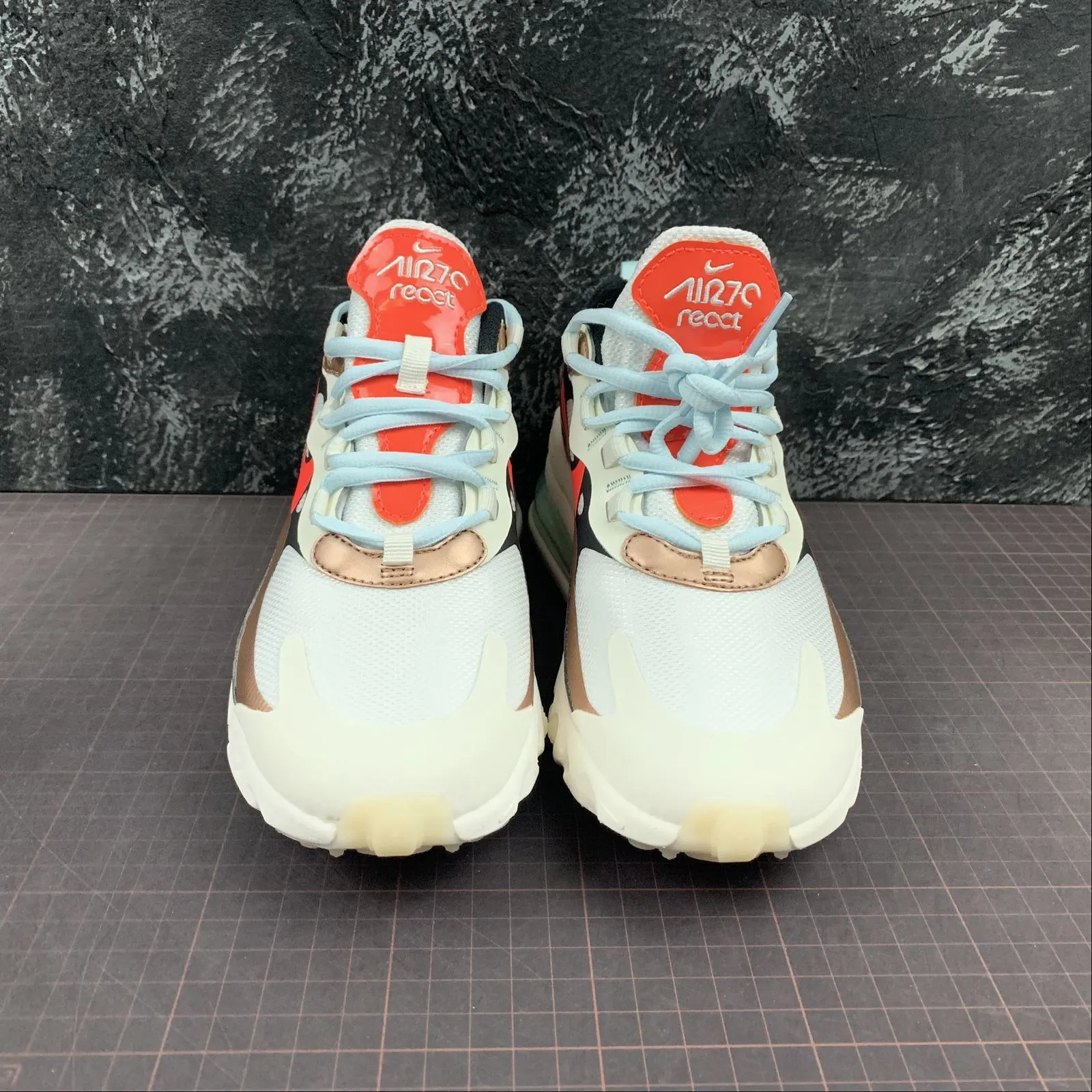 Air Max 270 React Sail Black-Mtlc Red Bronze CT3428-100 windy