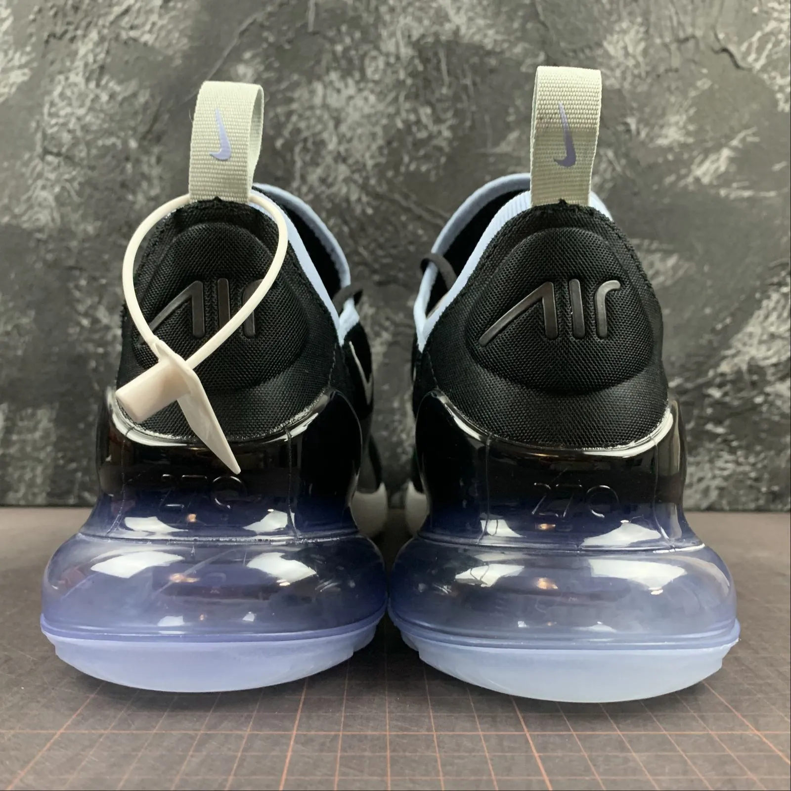 Air Max 270 Black Aluminum-Summit White AH6789-009 low - intensity running shoes video - game - themed running option