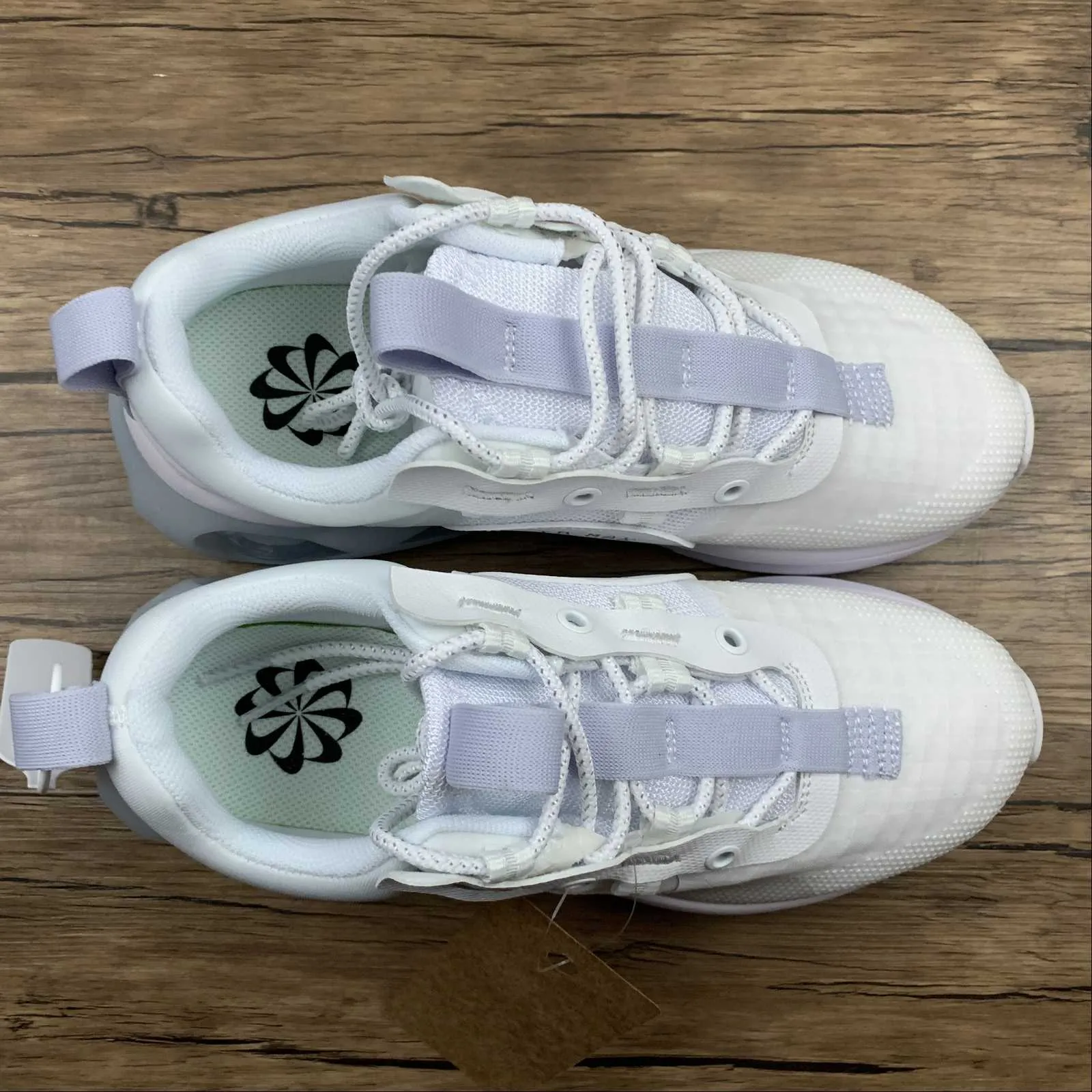 Summer running gear rubber - outsole - traction shoes Air Max 2021 White Pure Violet Metallic Silver DA3199-100