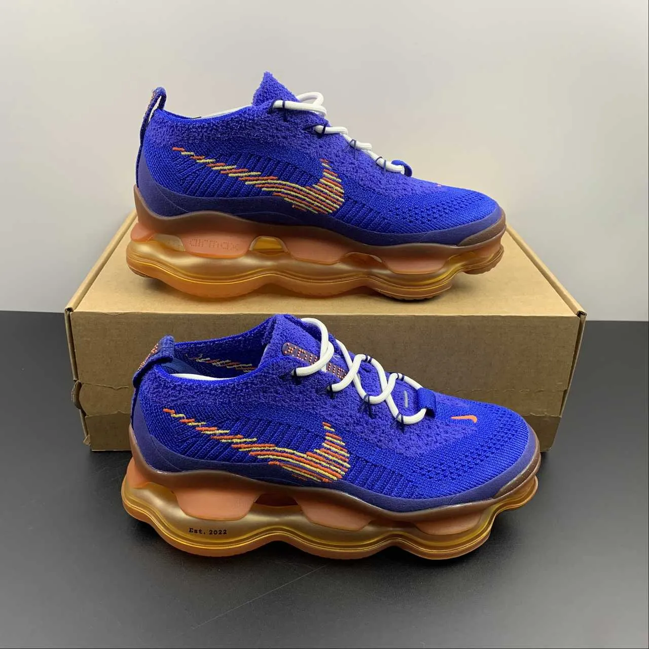 Air Max Scorpion Fk SE Racer Blue Safety Orange Game Royal DX4768-400 Comfort Padding tap shoes