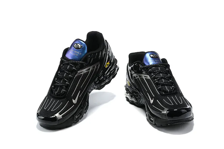Air Max Plus 3 Black Gray Blue CW2647 001 Active Comfort