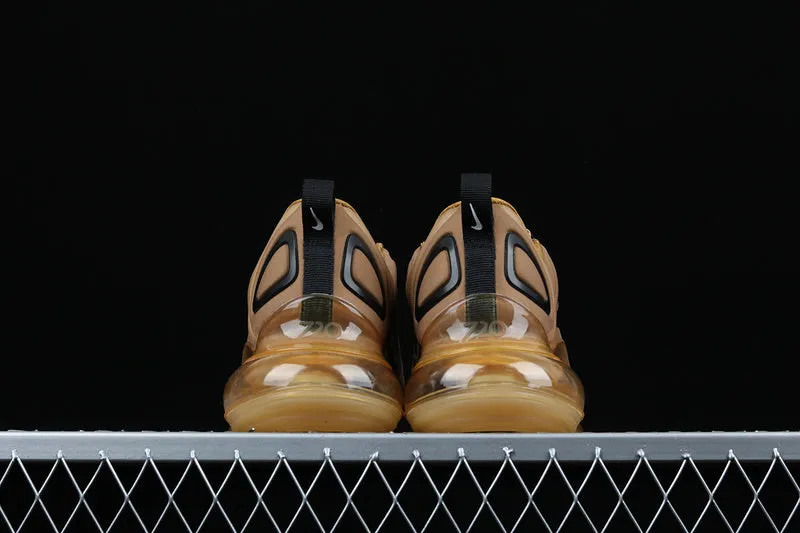 Air Max 720 Gold Black AO2924-700 Custom Cushioned ride
