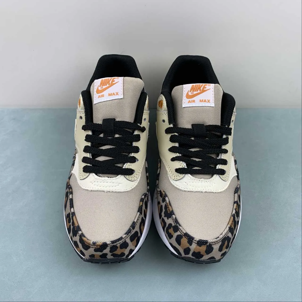 multi - use shoes Air Max 1 Premium Leopard Desert Ore Orange Peel Black BV1977-200