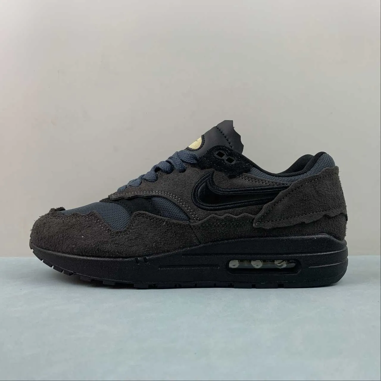 wide-fit shoes narrow - fit shoes Air Max 1 Black Grey Carbon Grey AH8145-002