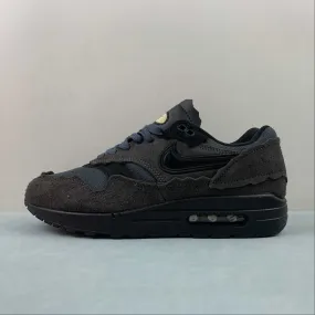 wide-fit shoes narrow - fit shoes Air Max 1 Black Grey Carbon Grey AH8145-002