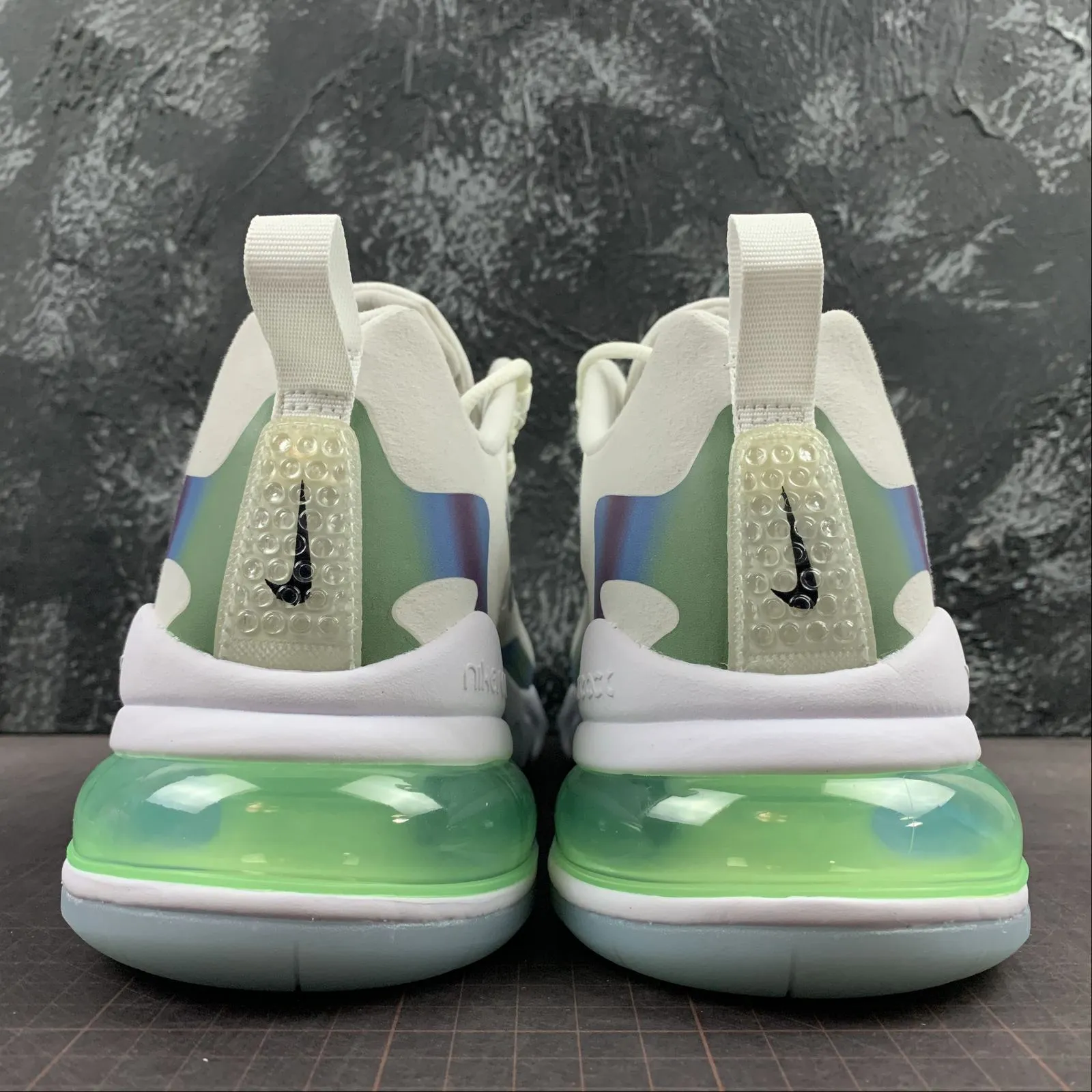 Air Max 270 React 20 Summit White Multi-Color CT5064-100 barefoot - style shoes