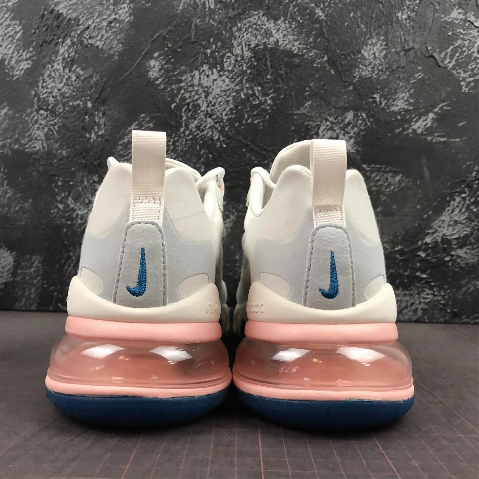 Air Max 270 React Summit White Ghost Aqua AO4971-100 Activity - tracker - enabled marathon - ready