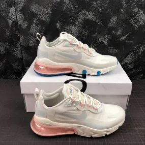 Air Max 270 React Summit White Ghost Aqua AO4971-100 Walking Senior runner