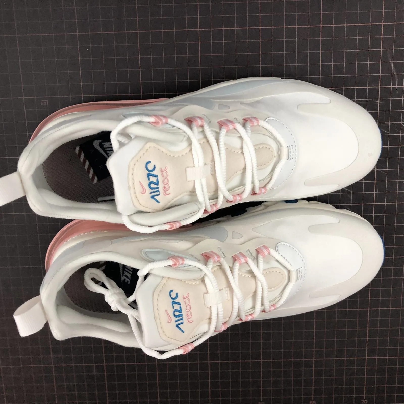 Air Max 270 React Summit White Ghost Aqua AO4971-100 kayaking - running shoes