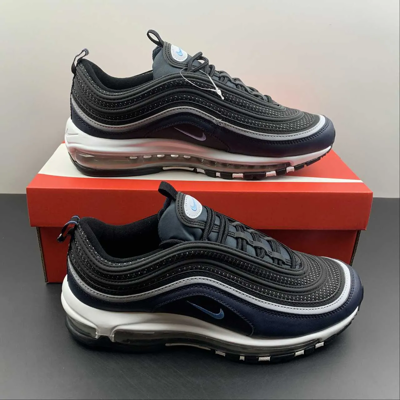 enjoyable run Air Max 97 Black University Blue DQ3955-001