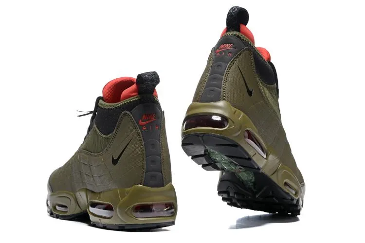 Air Max 95 Sneakerboot Dark Loden 806909-300 Curvy Running heel - strap shoes