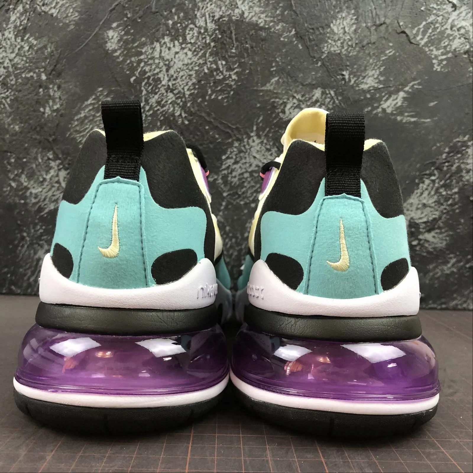 Air Max 270 React White Purple AO4971-101 running for mental well - being age - appropriate shoes
