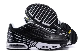 cross - country running option padded - collar - comfortableness shoes Air Max Plus 3 Leather Black White CX6716-002
