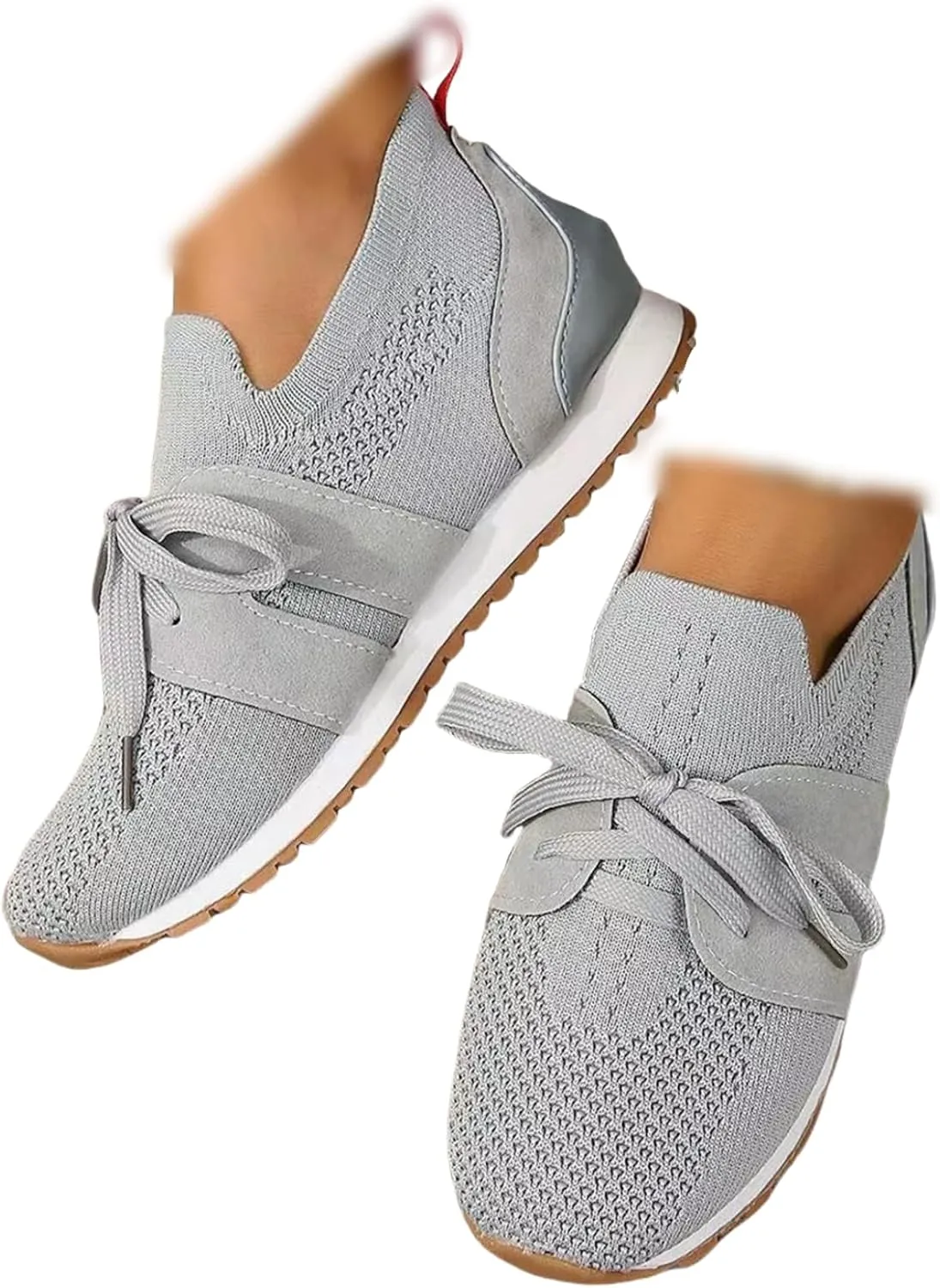 Running Shoes For Women Slip On Walking Shoes Lightweight Gym Workout Mesh Tennis Shoes Breathable Fashion Sneakers