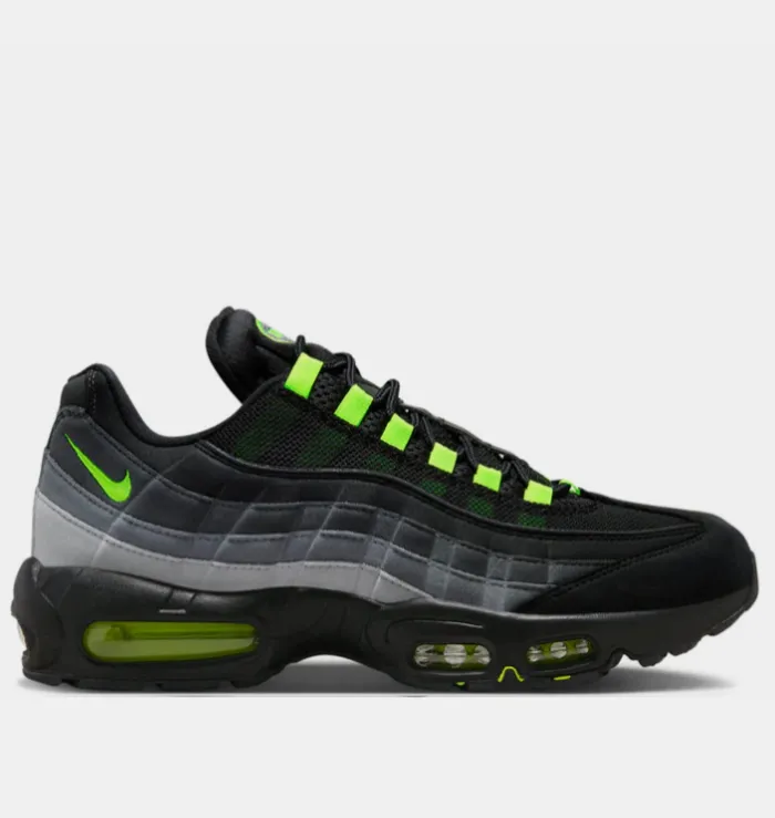 Nike Air Max 95 Black Neon vegan - feature shoes foot - friendly shoes