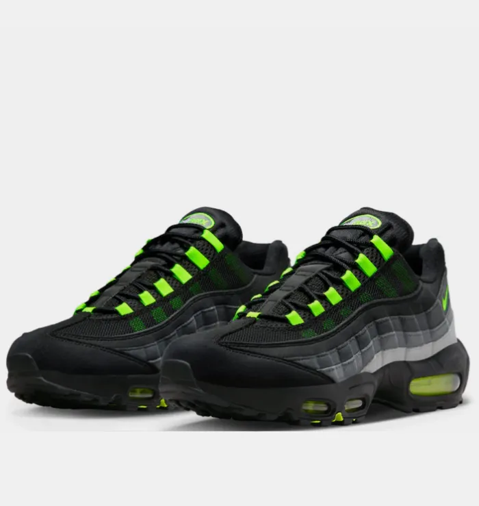 Nike Air Max 95 Black Neon zippered