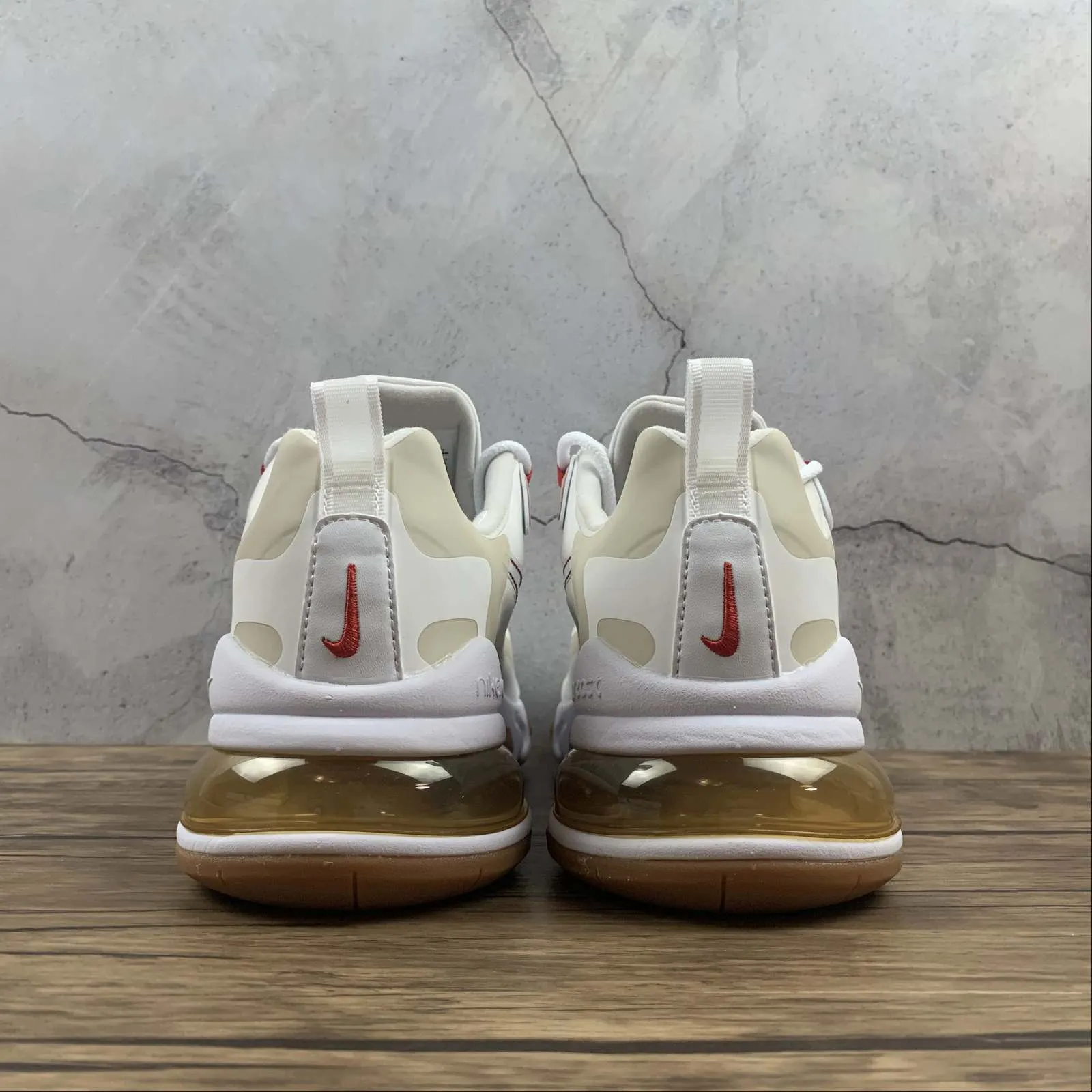 Air Max 270 React Pale Ivory Pale Vanilla CQ0208-101 Soft Soles mass - market - brand shoes