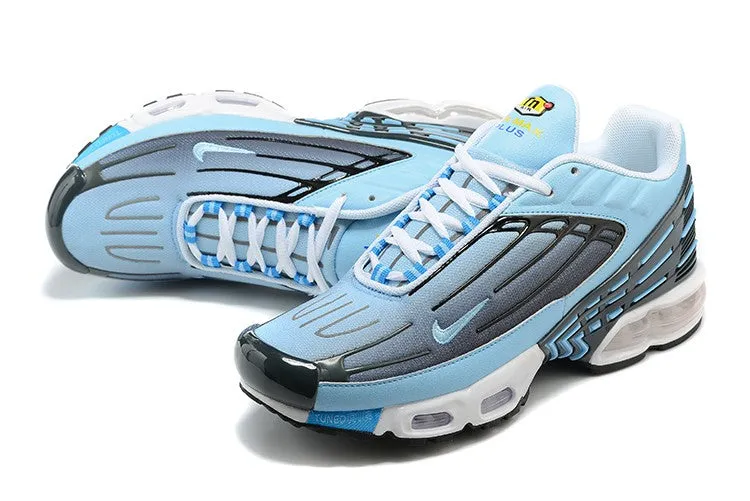 Air Max Plus 3 Lake Blue Grey Black CX6715-104 lace - up running shoes anti - fatigue shoes