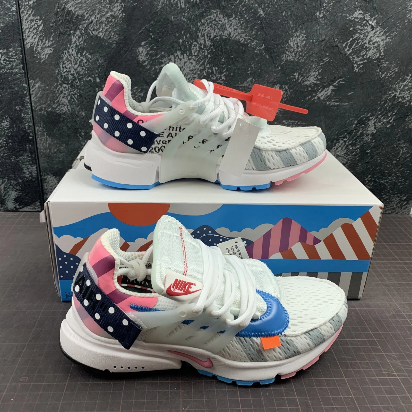 Air Presto x Parra White Multi-Color AA3830-140 bootcamp running gear