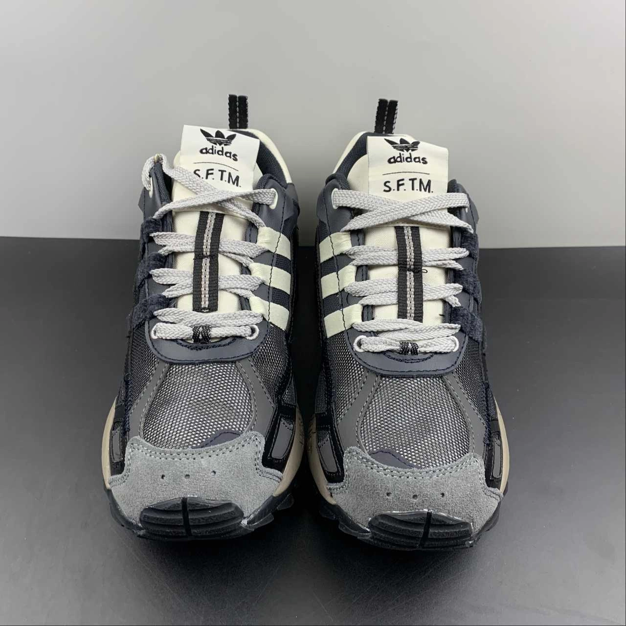 short - distance suitable Adidas Shadowturf Sftm Black Grey HQ3939