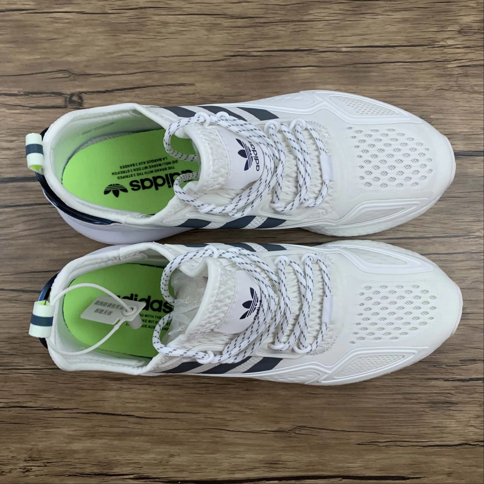 Adidas ZX 2K Boost White Supplier Colour Black FX8489 seasonal running shoes heel - support - mechanism shoes